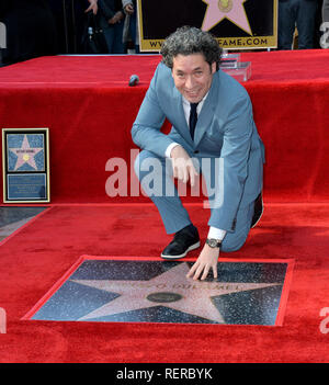 Los Angeles, USA. 22 janvier, 2019. LOS ANGELES, CA. 22 janvier 2019 : Gustavo Dudamel lors d'une cérémonie où l'orchestre Gustavo Dudamel a reçu une étoile sur le Hollywood Walk of Fame. Photo Credit : Paul Smith/Alamy Live News Banque D'Images