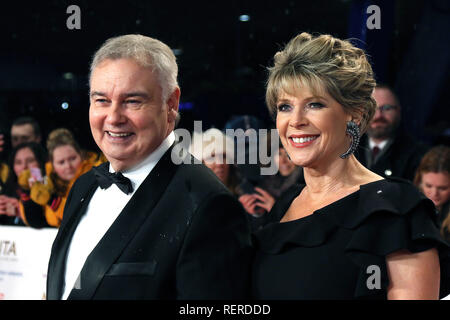 Londres, Royaume-Uni. 22 janvier, 2019. Eamonn Holmes, Ruth Langsford, National Television Awards, l'O2, Londres, Royaume-Uni, 22 janvier 2019, photo de Richard Goldschmidt : Riche de crédit Gold/Alamy Live News Banque D'Images