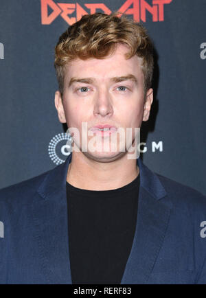 Hollywood, CALIFORNIE, États-Unis. 22 janvier 2019. 22 janvier 2019 - Hollywood, Californie - Fletcher Cowan. ''Dead Ant'' LA première projection au TCL Chinese 6 Theaters crédit photo : Birdie Thompson/Admedia Banque D'Images