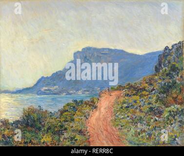 La Corniche près de Monaco. La Corniche bij de Monaco. Dating : 1884. Dimensions : H 75 cm × w 94 cm. Musée : Rijksmuseum, Amsterdam. Auteur : Claude Monet. MONET, CLAUDE. Banque D'Images