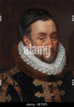 Guillaume d'Orange. Portrait de William I, Prince d'Oranje. William I, Prince d'Oranje. Willem I (1533-84), Prince d'Orange, appelé Guillaume le Taciturne. Dating : ch. 1579. Dimensions : H 48 cm × w 35 cm, H 68 cm × w 55 cm × d 5,5 cm. Musée : Rijksmuseum, Amsterdam. Auteur : Adriaen Thomasz. La clé. Banque D'Images