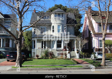 Maison de la reine Anne, construit ca. 1895, Alameda, Californie Banque D'Images