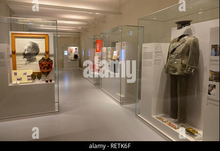 Daueraustellung, Stasi-Gedenkstaette, Genslerstrasse, Hohenschönhausen, Lichtenberg, Berlin, Deutschland Banque D'Images