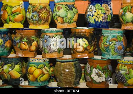 Tissu de poterie, San Miguel de Allende, Province de Guanajuato, Mexique Banque D'Images