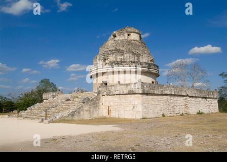 Chichen Itza, El Caracol, l'Escargot a également appelé l'Observatoire, Yucatan, Mexique, Site du patrimoine mondial de l'UNESCO Banque D'Images