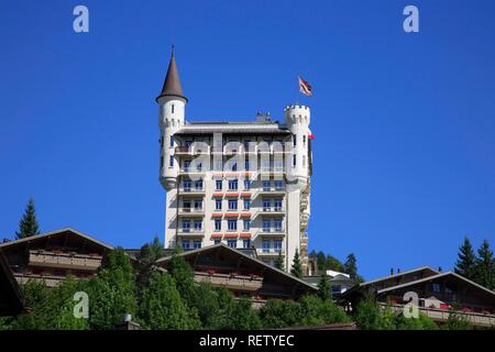 Grand Hotel Palace Hôtel de Gstaad, Oberland Bernois, Suisse, Europe Banque D'Images