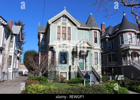 Chambre d'Eastlake, construit 1894, Alameda, Californie Banque D'Images