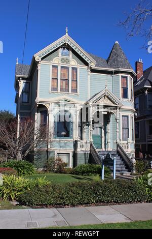 Chambre d'Eastlake, construit 1894, Alameda, Californie Banque D'Images