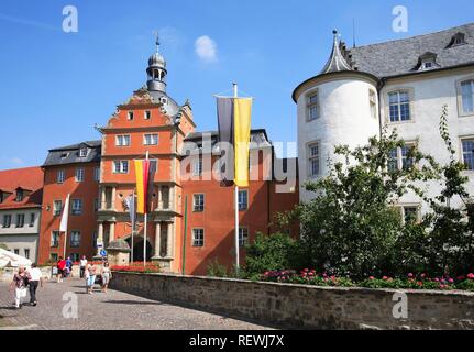 Château Deutschordenschloss, Bad Mergentheim an der Tauber, Bade-Wurtemberg Banque D'Images