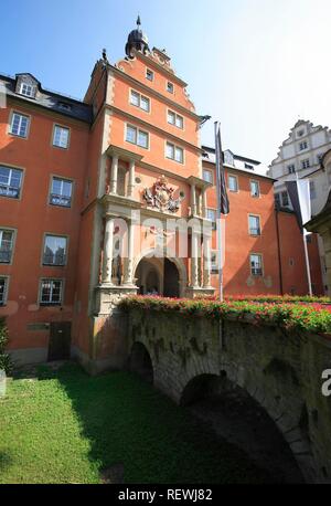 Château Deutschordenschloss, Bad Mergentheim an der Tauber, Bade-Wurtemberg Banque D'Images