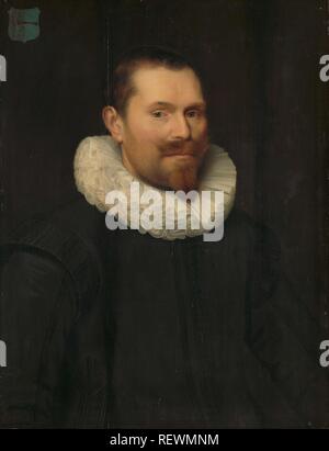 Portrait d'un homme. Dating : 1633. Lieu : Nord des Pays-Bas. Dimensions : H 71 cm × 56 cm ; w d 4 cm. Musée : Rijksmuseum, Amsterdam. Banque D'Images