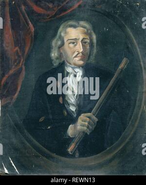 Joan van Hoorn (1653-1711). Gouverneur Général (1704-09). Dating : 1800 - 1950. Dimensions : H 85 cm × 70,5 cm × w d 1.2 cm. Musée : Rijksmuseum, Amsterdam. Auteur : Cornelis de Bruyn (copie d'après). Banque D'Images
