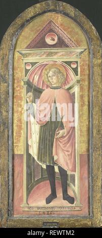Saint Sébastien. Dating : 1460 - 1499. Lieu : Florence. Dimensions : H 115,5 cm × w 45 cm ; d 5 cm. Musée : Rijksmuseum, Amsterdam. Banque D'Images