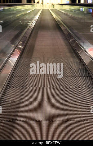 Trottoir roulant in airport Banque D'Images