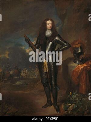 Portrait de William III, Prince d'Orange et comme stathouder. Guillaume III (1650-1702), Prince d'Orange et depuis 1689, le roi d'Angleterre. Dating : ch. 1680 - c. 1684. Dimensions : H 80,5 cm × 63 cm ; t 5,5 cm. Musée : Rijksmuseum, Amsterdam. Auteur : Caspar Van. Huguet, CASPAR. Banque D'Images