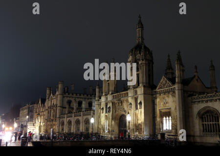 Maison de gardien au King's College de Cambridge. L'Angleterre Banque D'Images