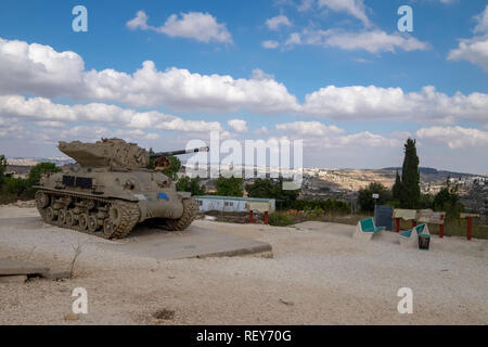 Israël, Latron, Corps blindé de Tsahal Museum and Memorial Banque D'Images