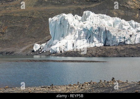 Glacier Pastoruri dans Parc national de Huascaran, au Pérou Banque D'Images