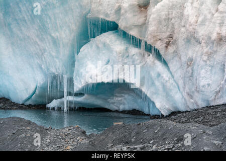 Glacier Pastoruri dans Parc national de Huascaran, au Pérou Banque D'Images