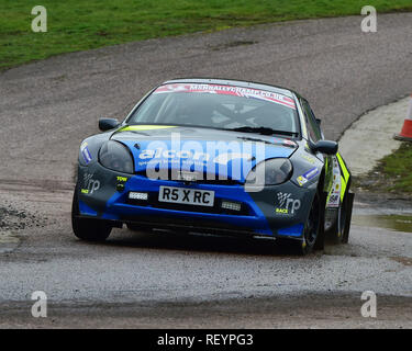 Ryan Connolly, Christopher Allen, Ford Puma, MGJ Rally Étapes, Chelmsford Motor Club, Brands Hatch, samedi 19 janvier 2019, MSV, Rallye circuit C Banque D'Images