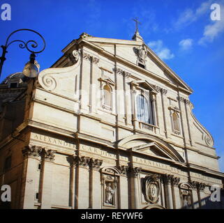 L'église du Gesù à Rome est la principale église de la Compagnie de Jésus ou les Jésuites Banque D'Images