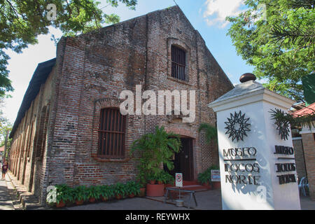 Le Museo Ilocos Norte dans le quartier historique de Tabacalera, entrepôt Laoag, Ilocos Norte, Philippines Banque D'Images