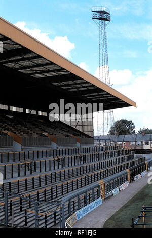 Vue générale du terrain de football de Hull City FC, Boothferry Park, Hull, East Riding of Yorkshire, photographié le 16 juillet 1991 Banque D'Images