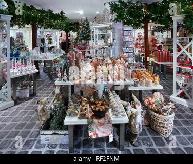 Décoration de Noël, les ministères department store, Munich, Bavière, Allemagne Banque D'Images