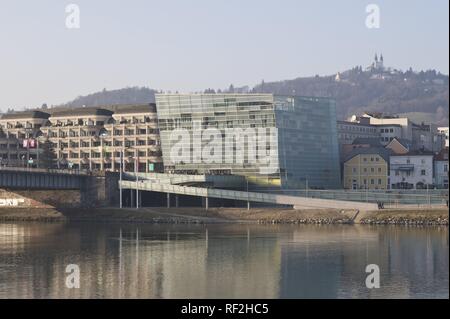 L'Autriche, Linz, Ars Electronica Center, Treusch architecture ZT GmbH 2009 Banque D'Images