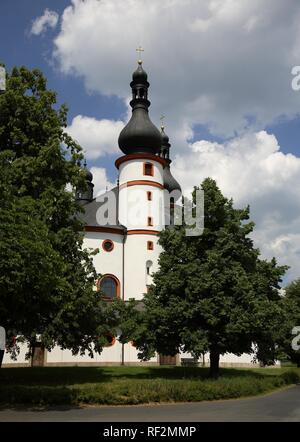 Dreifaltigkeitskirche Kappl, Église de la Sainte Trinité, Eglise en pèlerinage près de Waldsassen, Haut-Palatinat, en Bavière Banque D'Images