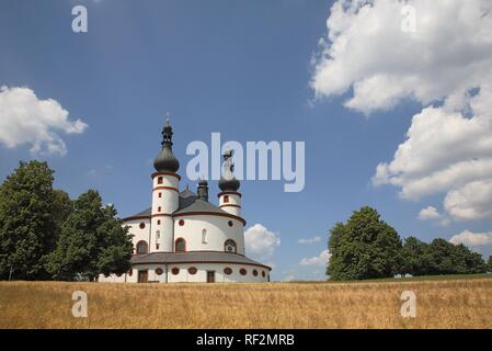 Dreifaltigkeitskirche Kappl, Église de la Sainte Trinité, Eglise en pèlerinage près de Waldsassen, Haut-Palatinat, en Bavière Banque D'Images