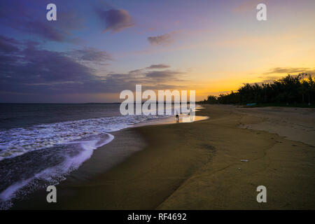 Beauriful Ninh Chu beach au Vietnam Banque D'Images