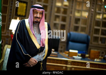 L'Arabie saoudite le Prince Salman bin Abdulaziz Al Saud. Photo par Erin A. Kirk-Cuomo Banque D'Images