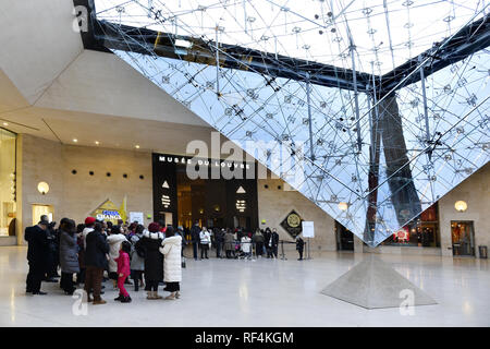 Le Louvre muséum - Paris - France Banque D'Images