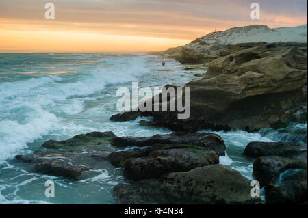 Réserve Naturelle de Hoop protège un tronçon important de la végétation fynbos dans la riche région florale du Cap ainsi qu'une section de littoral alo Banque D'Images