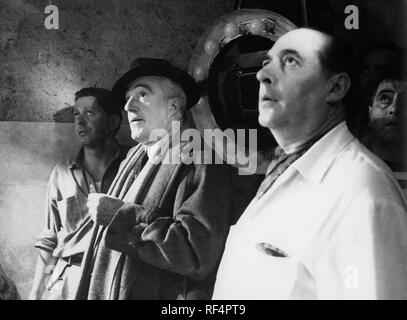 Vittorio de Sica et Roberto Rossellini, il generale della Rovere, 1959 Banque D'Images
