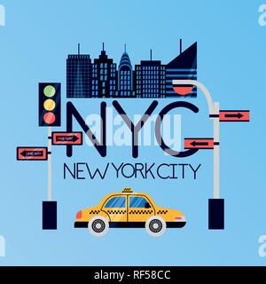 New york city Illustration de Vecteur