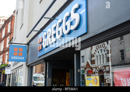 Greggs bakery et shop/Richmond, Surrey, Grand Londres, UK Banque D'Images