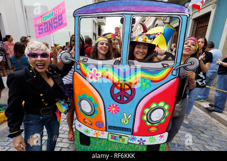 Festival de rue de San Sebastian, San Juan, Puerto Rico Banque D'Images