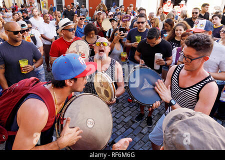 Festival de rue de San Sebastian, San Juan, Puerto Rico Banque D'Images