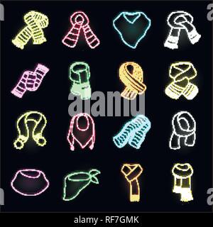 Ball,enfant,collection,froid,femme,icône,frange,illustration,foulard,isolé,en,pulls,logo,noeud,mâle,pompon,néon,set,châle,signer,,soie,symbole synthetics vecteur,vague,web,hiver,laine, vecteurs vecteur , Illustration de Vecteur