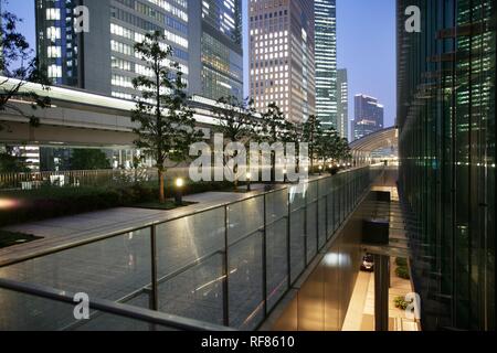 JPN, Japon, Tokyo : Centre Ville, quartier de Shimbashi. Zone de la station Shiodome Banque D'Images