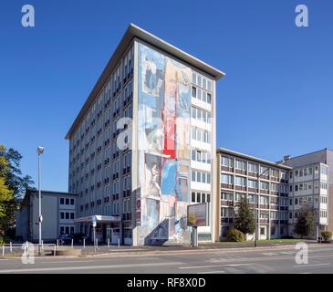 Éditorial de l'édition et de la Westdeutsche Allgemeine Zeitung, bâtiment, Funke WAZ Media Group, Essen, Ruhr Banque D'Images