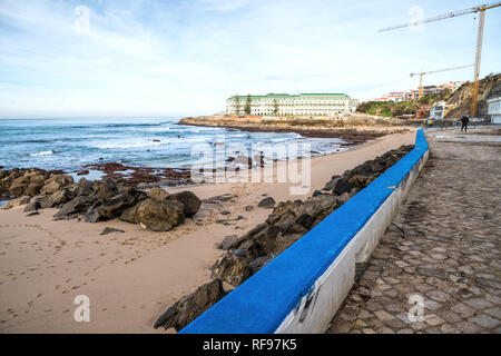 Praia do Norte, North Beach, Ericeira, Côte de Lisbonne, Portugal Banque D'Images