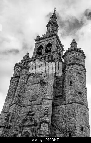 Église paroissiale de Saint-Thurien. Plogonnec, Finistère, Bretagne Banque D'Images