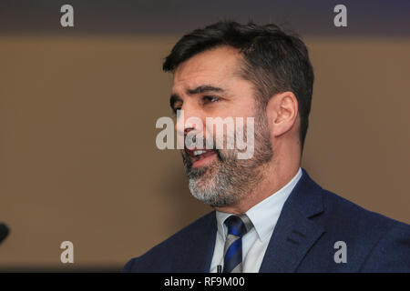 24 janvier 2019, Old Trafford, Manchester, Angleterre, Betfred Lancement Super League 2019 ; Credit : Mark Cosgrove/News Images Banque D'Images