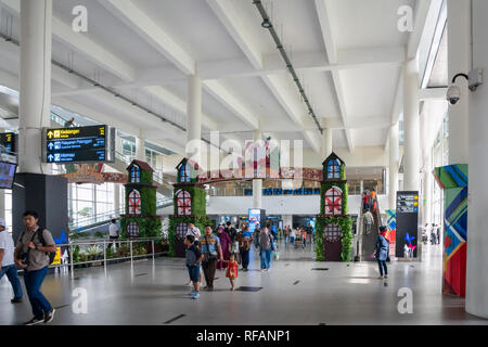 Jakarta, Indonésie - Janvier 2019 Kualanamu : architecture de l'aéroport international de Medan, au nord de Sumatra, en Indonésie. Banque D'Images