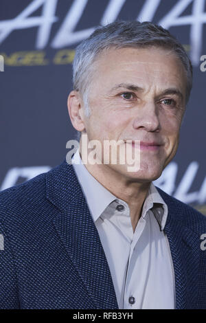 Madrid, Madrid, Espagne. 25 Jan, 2019. Christoph Waltz assiste à l'alita : Battle Angel au Villamagna Hotel le 25 janvier 2019 à Madrid, Espagne Crédit : Jack Abuin/ZUMA/Alamy Fil Live News Banque D'Images