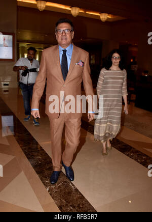 Mumbai, Inde. 24 Jan, 2019. Acteur Boman Irani vu lors du lancement de sa maison de production ''Irani Movietone'' dans l'hôtel JW Marriott juhu, Mumbai. Credit : Azhar Khan SOPA/Images/ZUMA/Alamy Fil Live News Banque D'Images