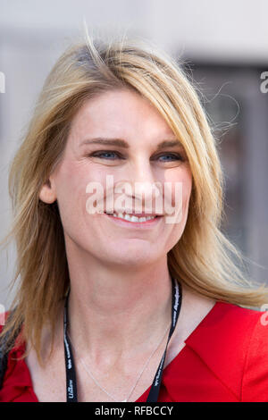 Sally Bercow lors de la conférence du parti travailliste à Liverpool. 27 Sep, 2011. Banque D'Images